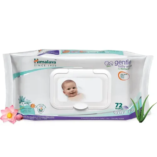 Himalaya Gentle Baby Wipes 72 Piece