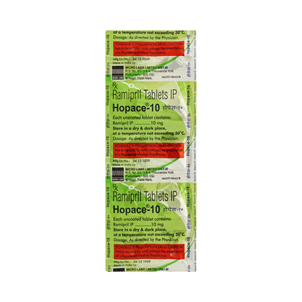 Hopace 10mg Strip Of 10 Tablets