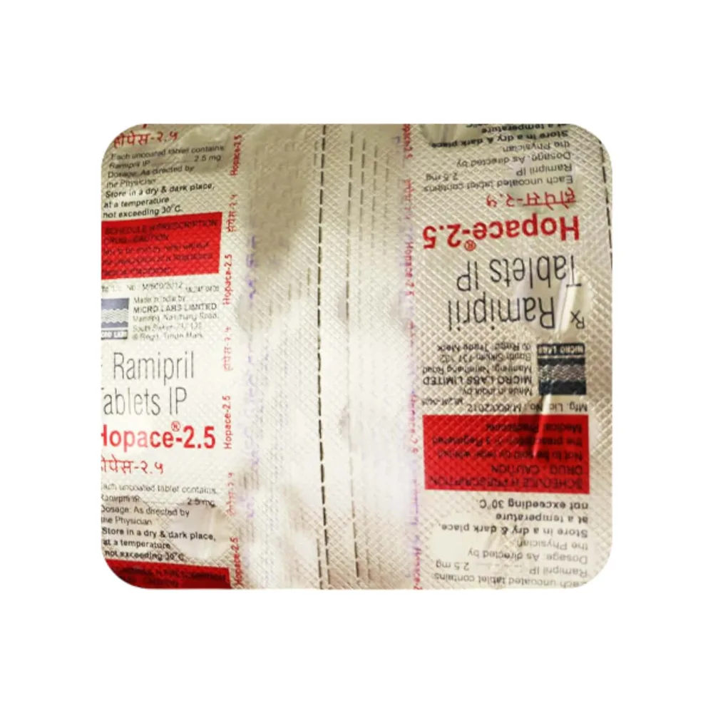Hopace 2.5mg Strip Of 15 Tablets
