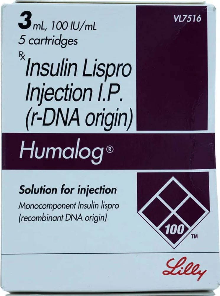 HUMALOG SOLUTION FOR INJECTION 3ML