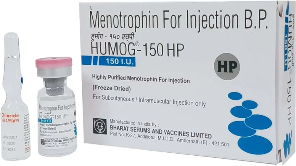 Humog Hp 150iu Dry Vial Of 1 Powder For Injection