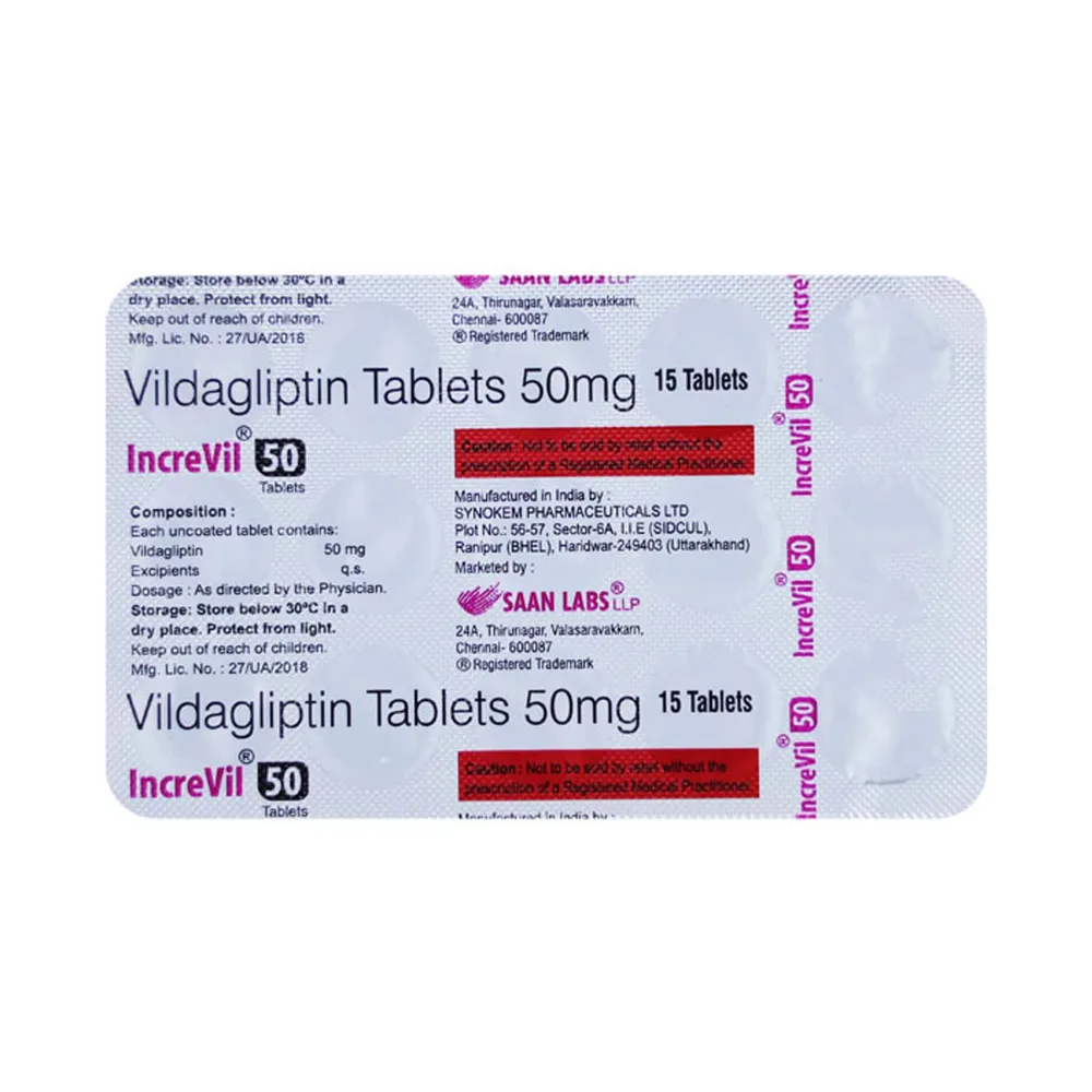 Increvil 50mg Strip Of 15 Tablets