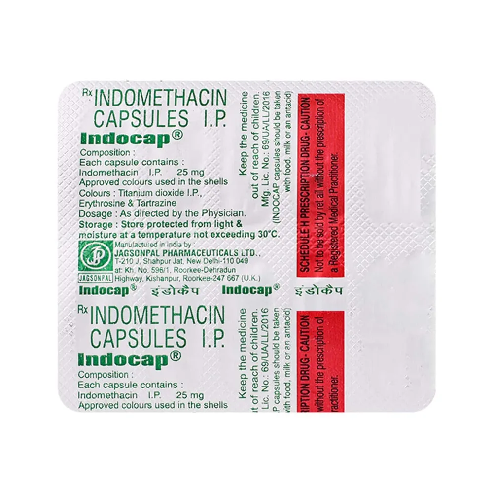 Indoga 25mg Strip Of 10 Capsules