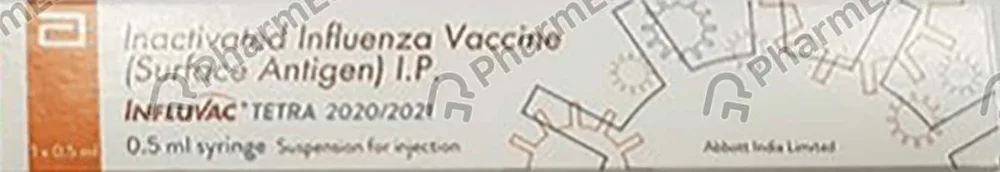 Influvac 2020/2021 Pre Filled Syringe Of 0.5ml Suspension For Injection