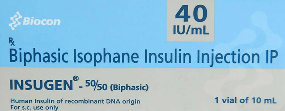 Insugen 50/50 40iu Vial Of 10ml Injection