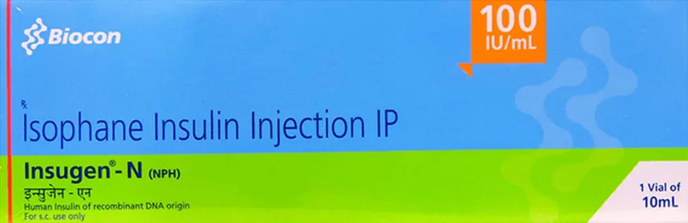 Insugen N 100iu Vial Of 10ml Injection