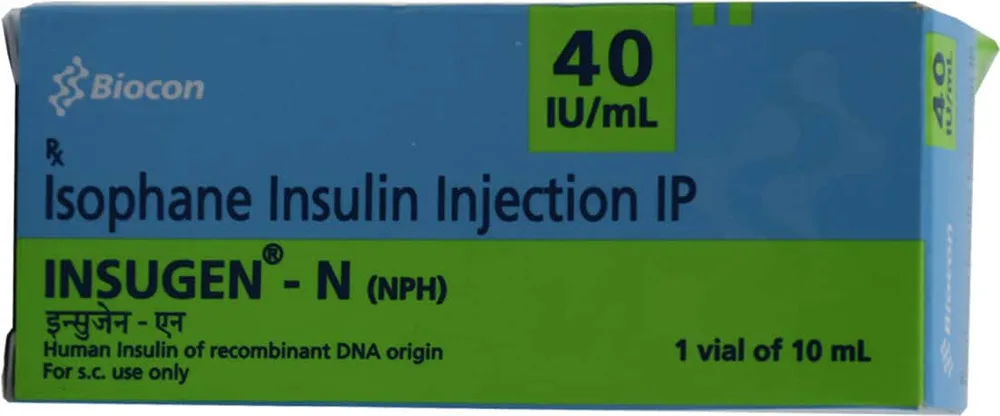 Insugen N 40iu Vial Of 10ml Injection