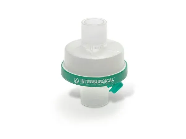 InterSurgical HME Filter Adult With Luer Port for Respiratory Care