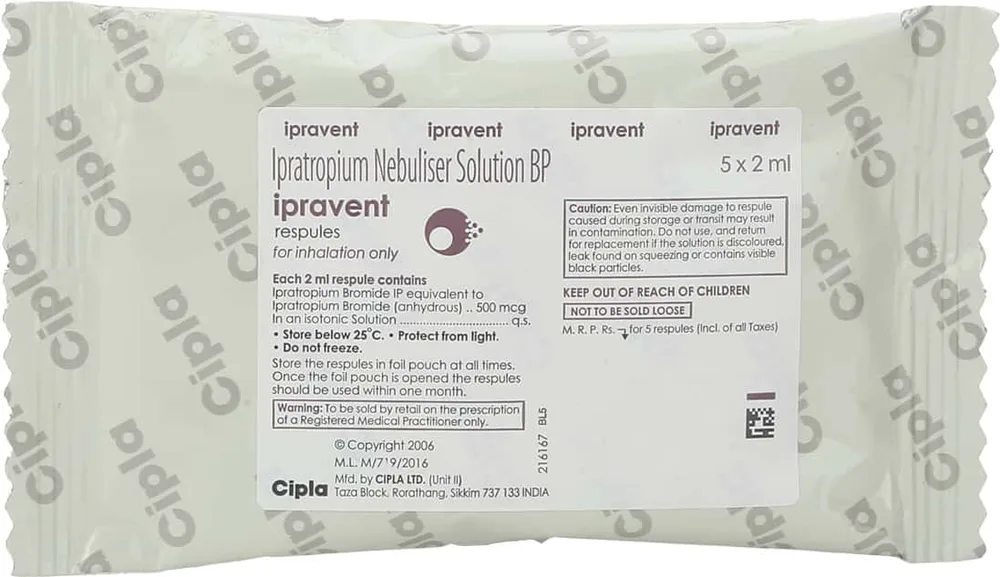 Ipravent Respules 5x2ml