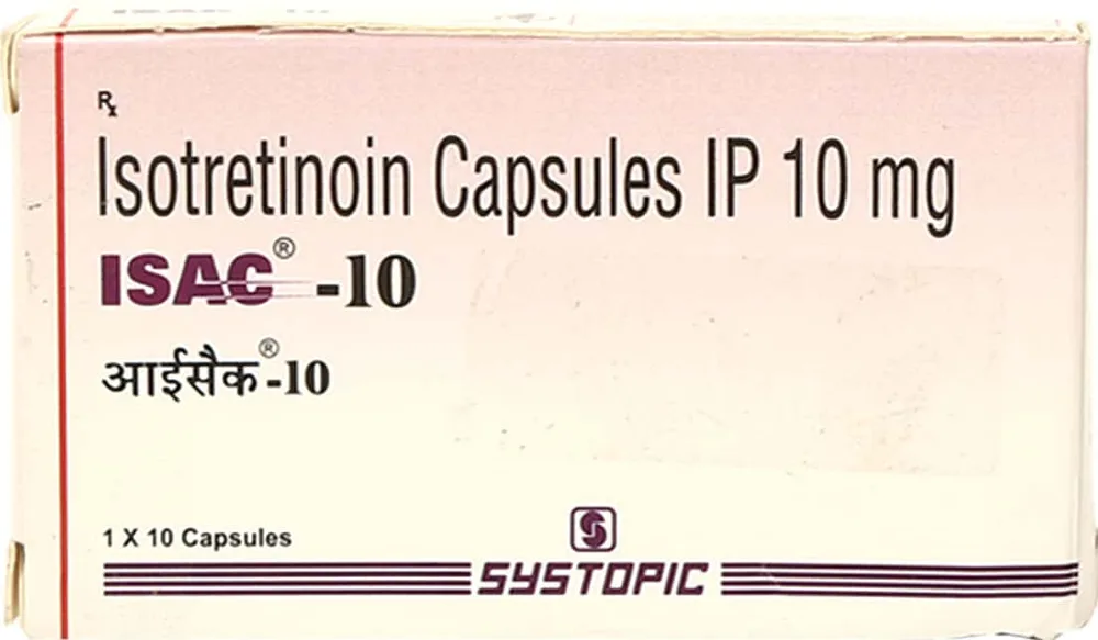 Isac 10mg Strip Of 10 Capsules
