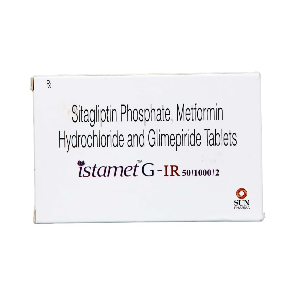 Istamet G IR 50/1000/2mg Tablet