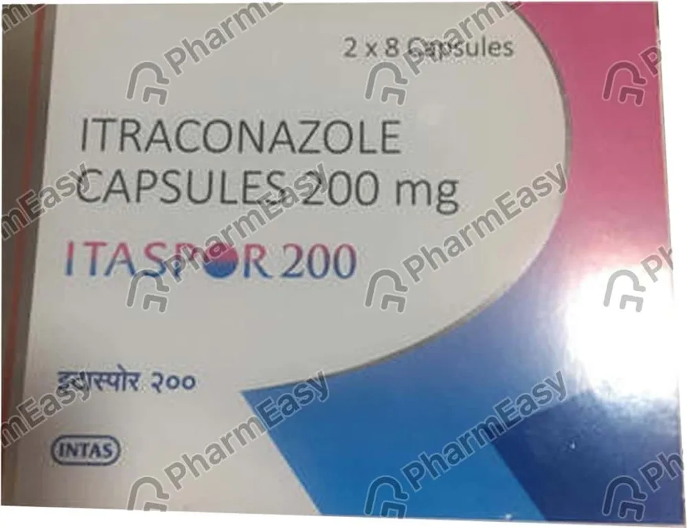 Itaspor 200mg Strip Of 8 Capsules
