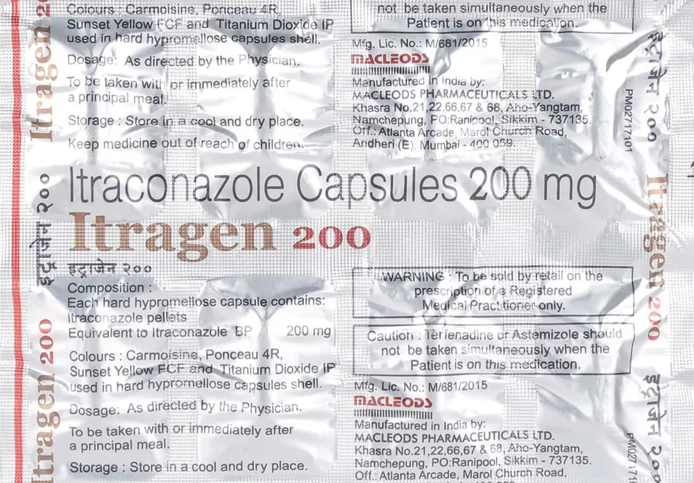 Itragen 200mg Strip Of 8 Capsules
