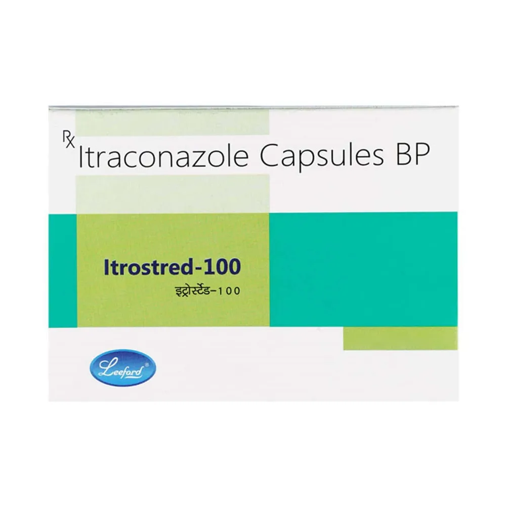 Itrostred 100mg Strip Of 10 Capsules