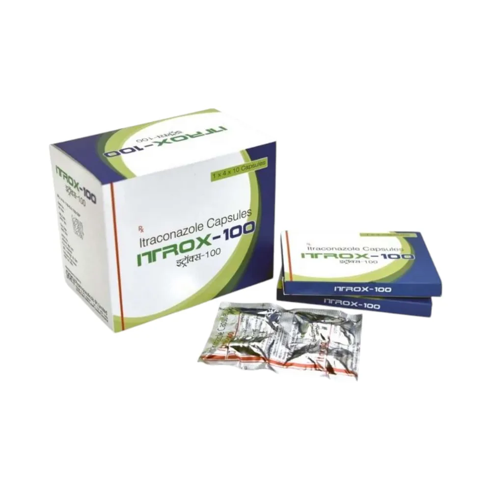 Itrox 100mg Strip Of 4 Capsules
