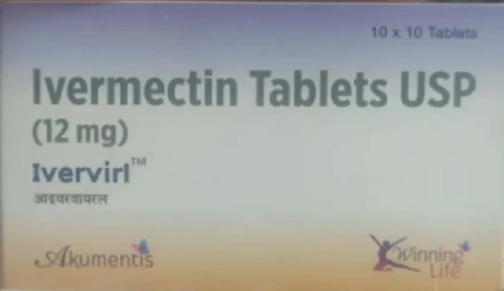Ivervirl 12mg Strip Of 10 Tablets