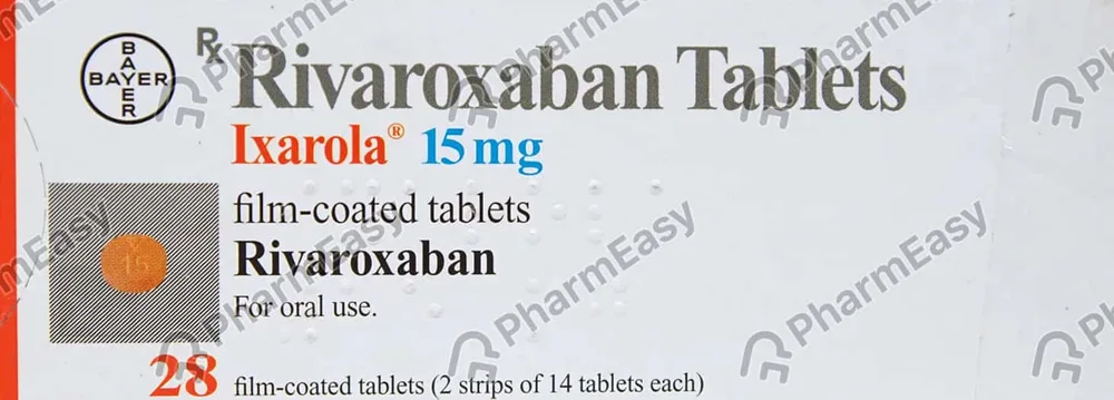 Ixarola 15mg Strip Of 28 Tablets