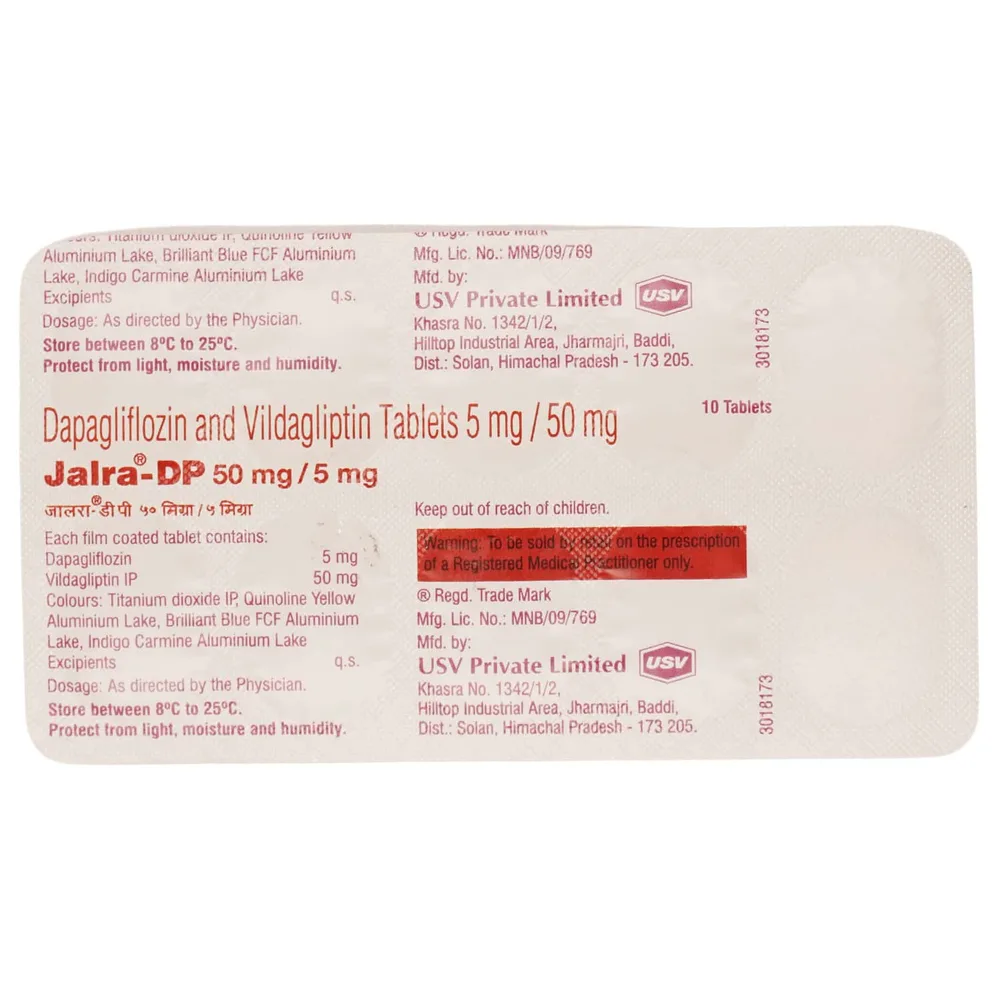 Jalra Dp 50/5mg Strip Of 10 Tablets