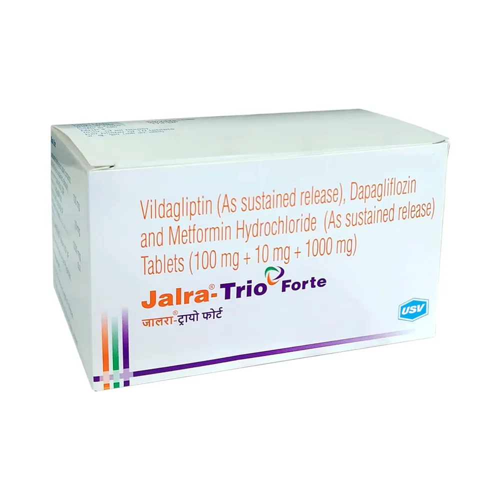 Jalra Trio Forte Strip Of 10 Tablets