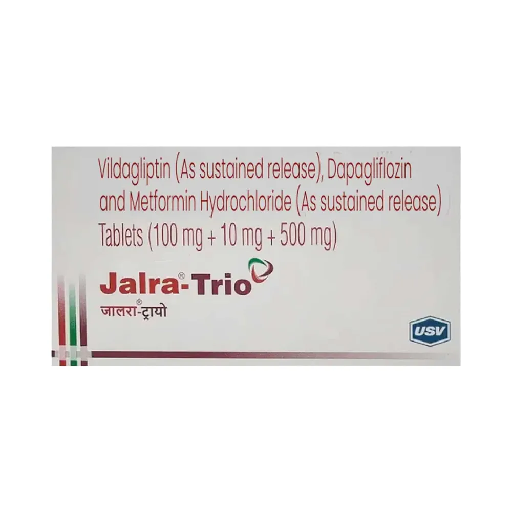 Jalra Trio Strip Of 10 Tablets