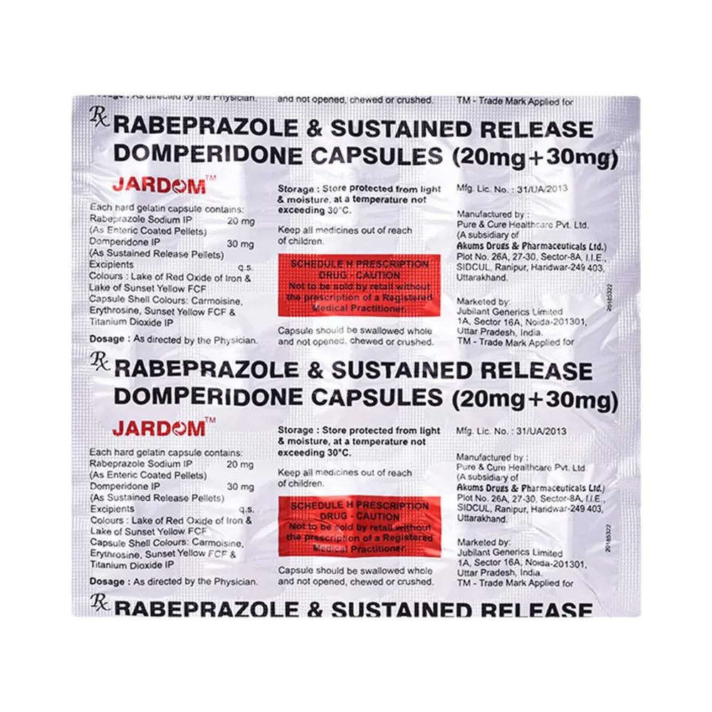 Jardom Strip Of 15 Capsules