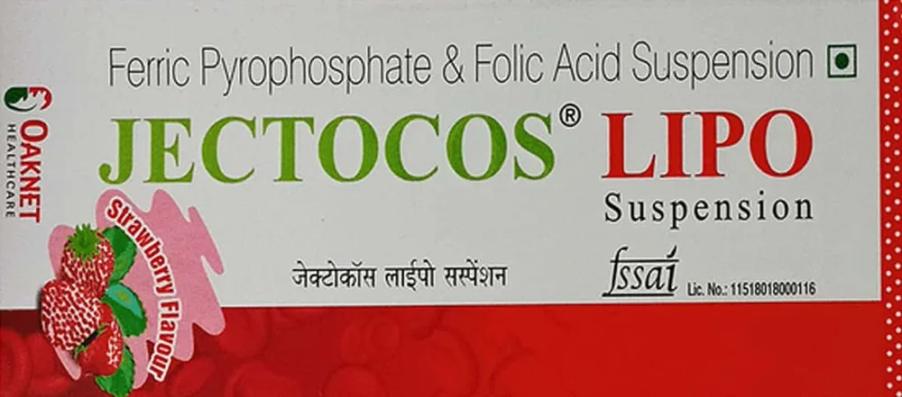 Jectocos Lipo Strawberry Flavour Bottle Of 150ml Suspension
