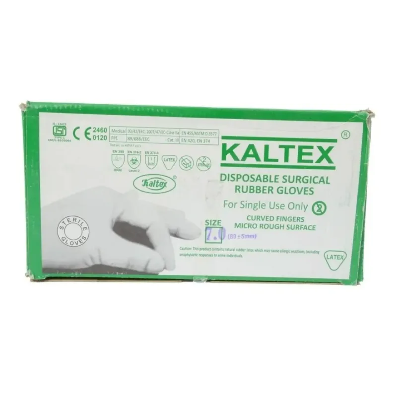 Kaltex Disposable Surgical Rubber Gloves