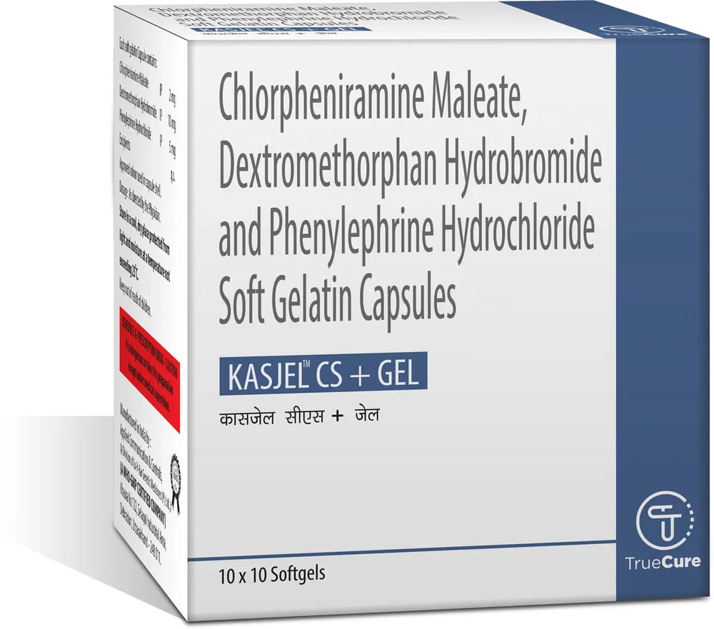 Kasjel Cs Plus Gel Strip Of 10 Softgel Capsules