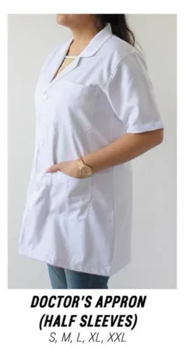 KCM Unisex Doctor Appron Half Sleeves
