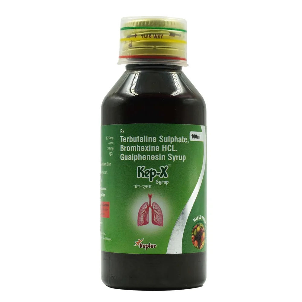Kep X Mixed Fruit Flavour Bottle Of 100ml Syrup