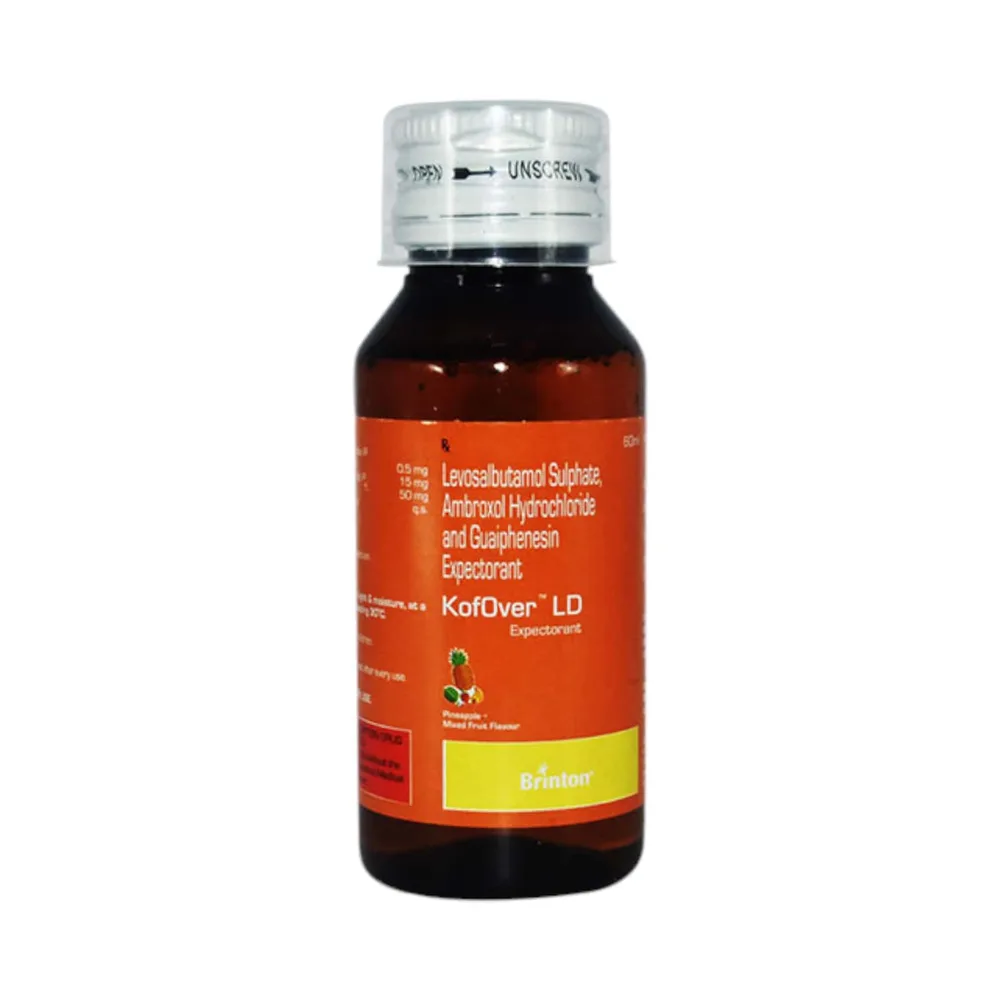 Kofover Ld Pineapple Mixed Fruit Flavour Expectorant 60ml
