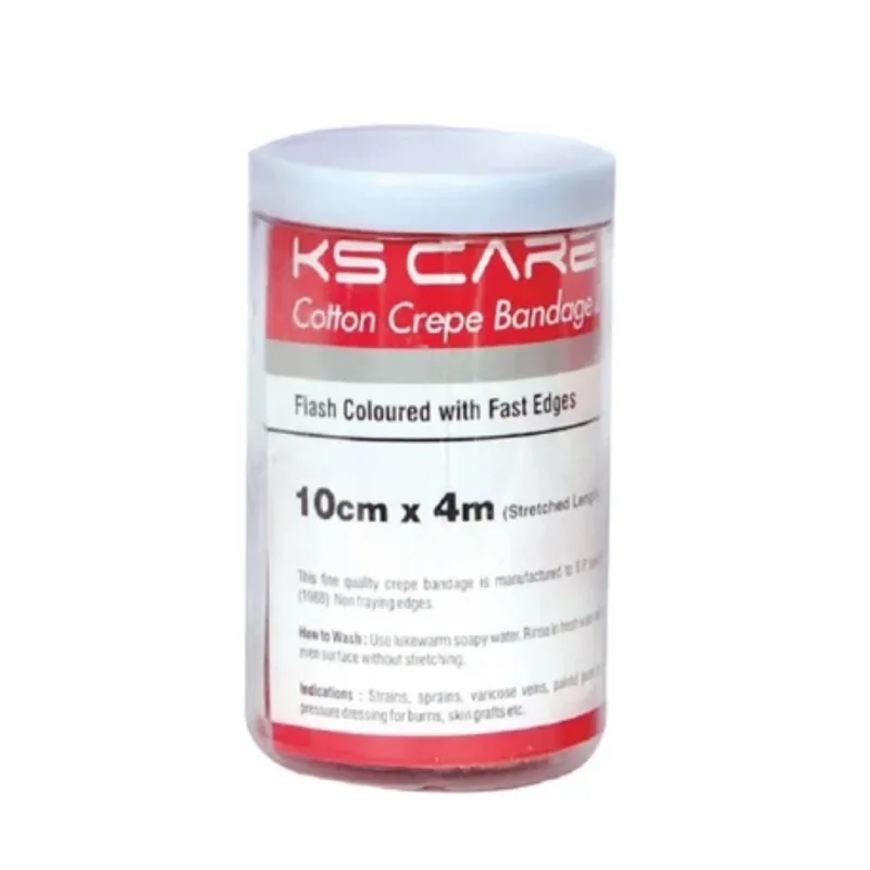 K. S. Care Cotton Crepe Bandage 10 cm x 4 mtr