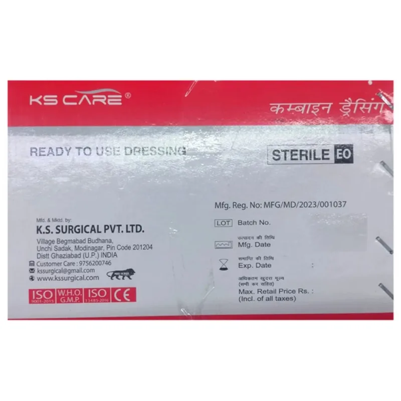 KS Care Sterile Combine Dressing 10cm x 20cm