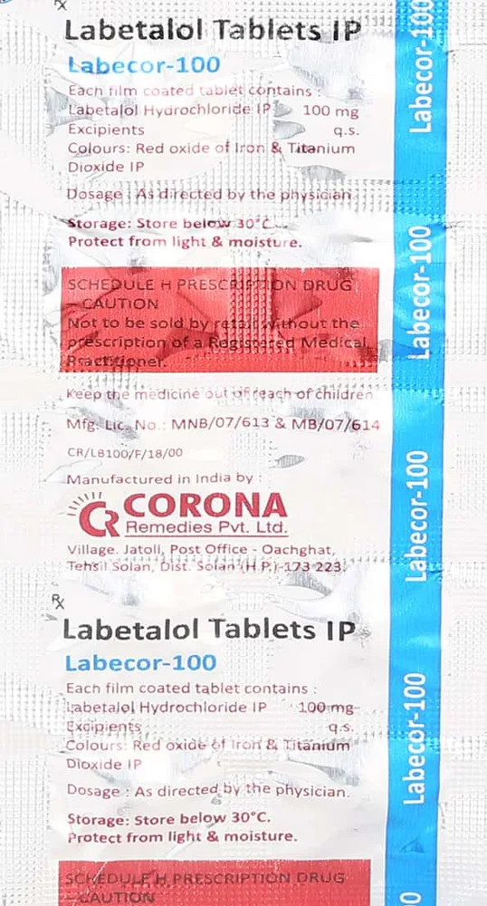 Labecor 100mg Strip Of 10 Tablets