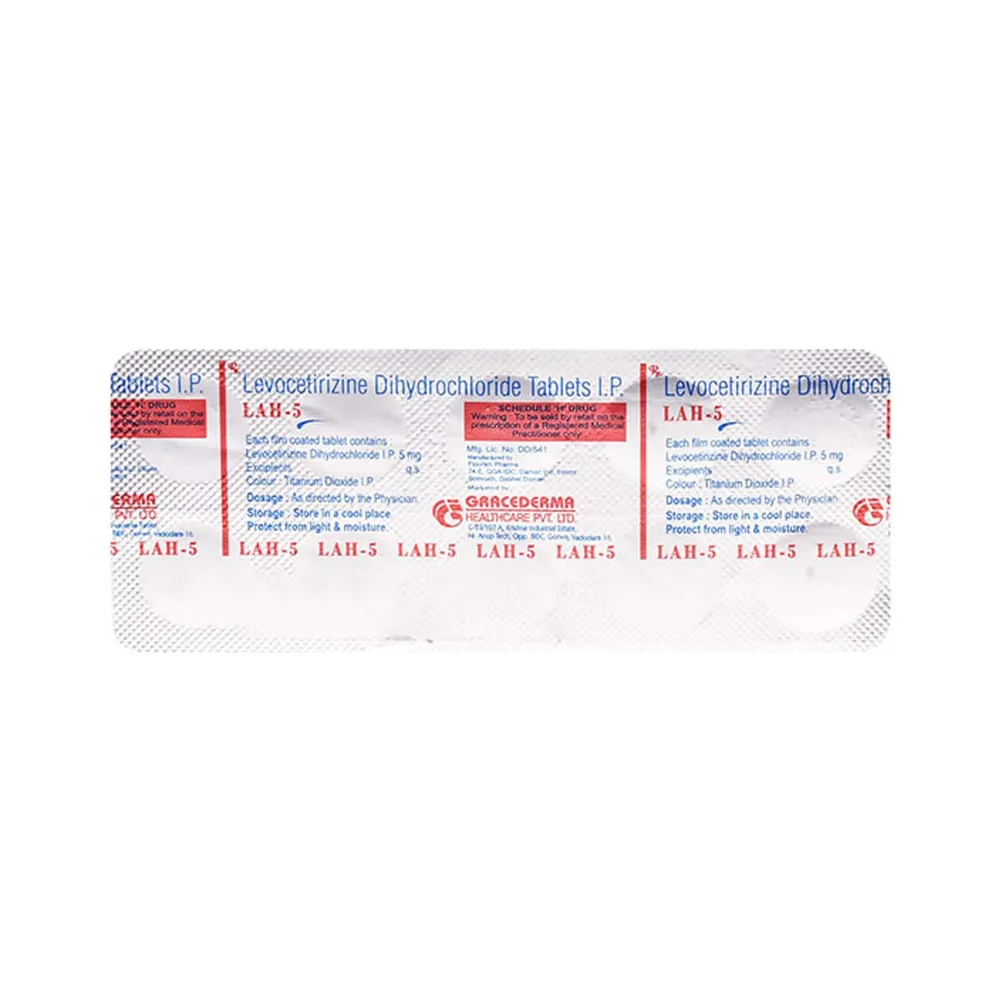 Lah 5 Strip Of 10 Tablets