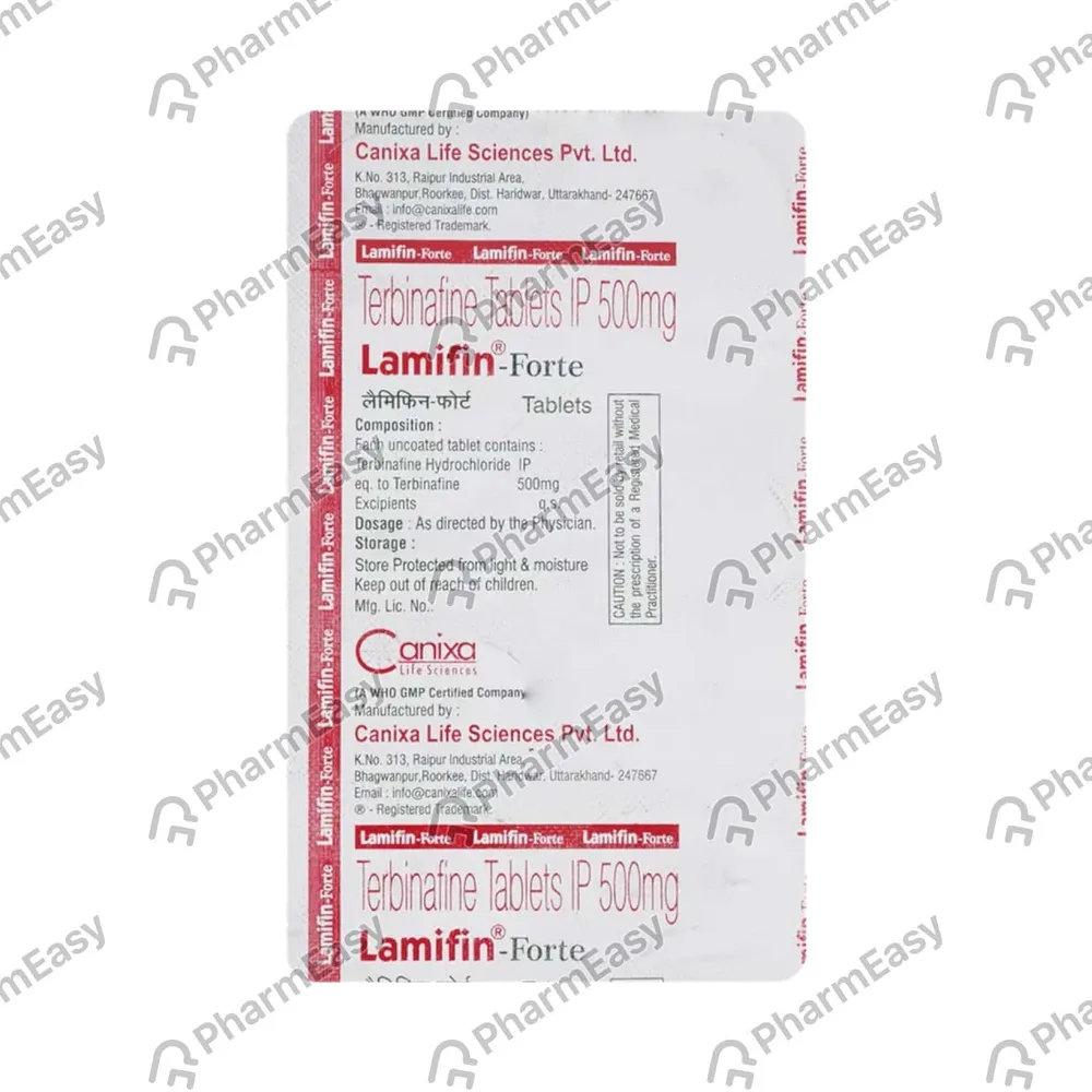 Lamifin Forte 500mg Strip Of 7 Tablets