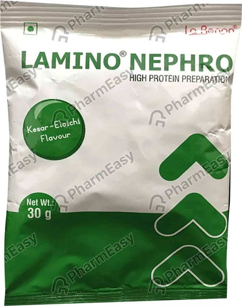 Lamino Nephro Kesar Elachi Flavour Sachet Of 30gm Powder (Pack Of 10)