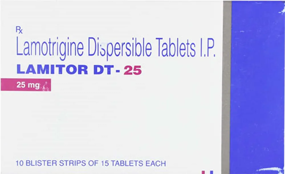 Lamitor Dt 25mg Strip Of 15 Tablets