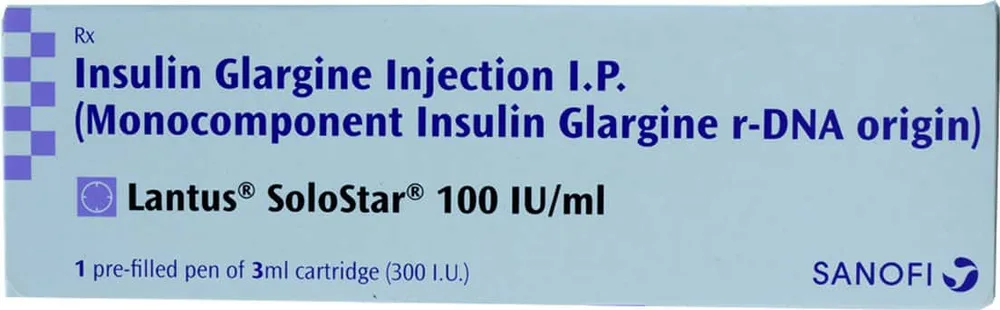Lantus Solostar 100IU/ml Pre filled Pen 3ml Solution for Injection