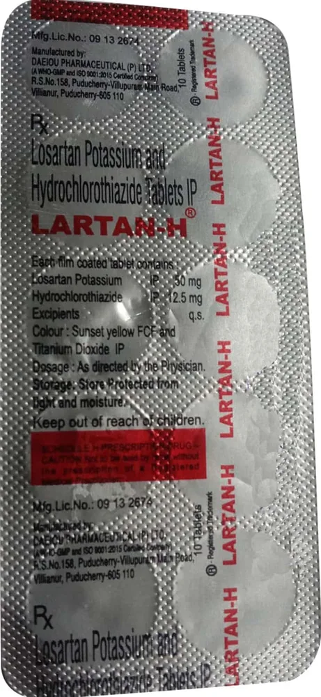 Lartan H Strip Of 10 Tablets