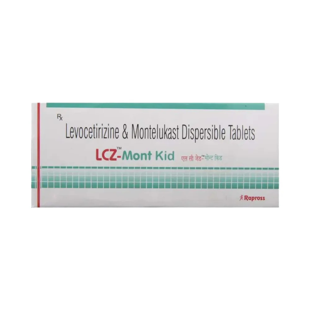 Lcz Mont Kid Strip Of 10 Tablets