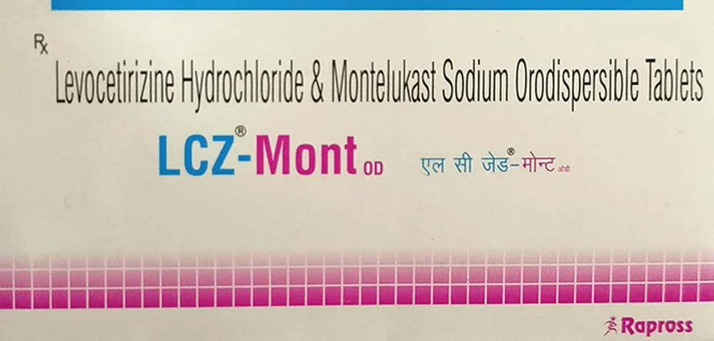 Lcz Mont Od Strip Of 10 Tablets
