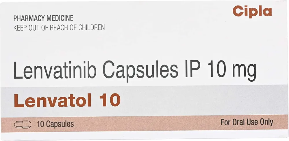 Lenvatol 10mg Strip Of 10 Capsules