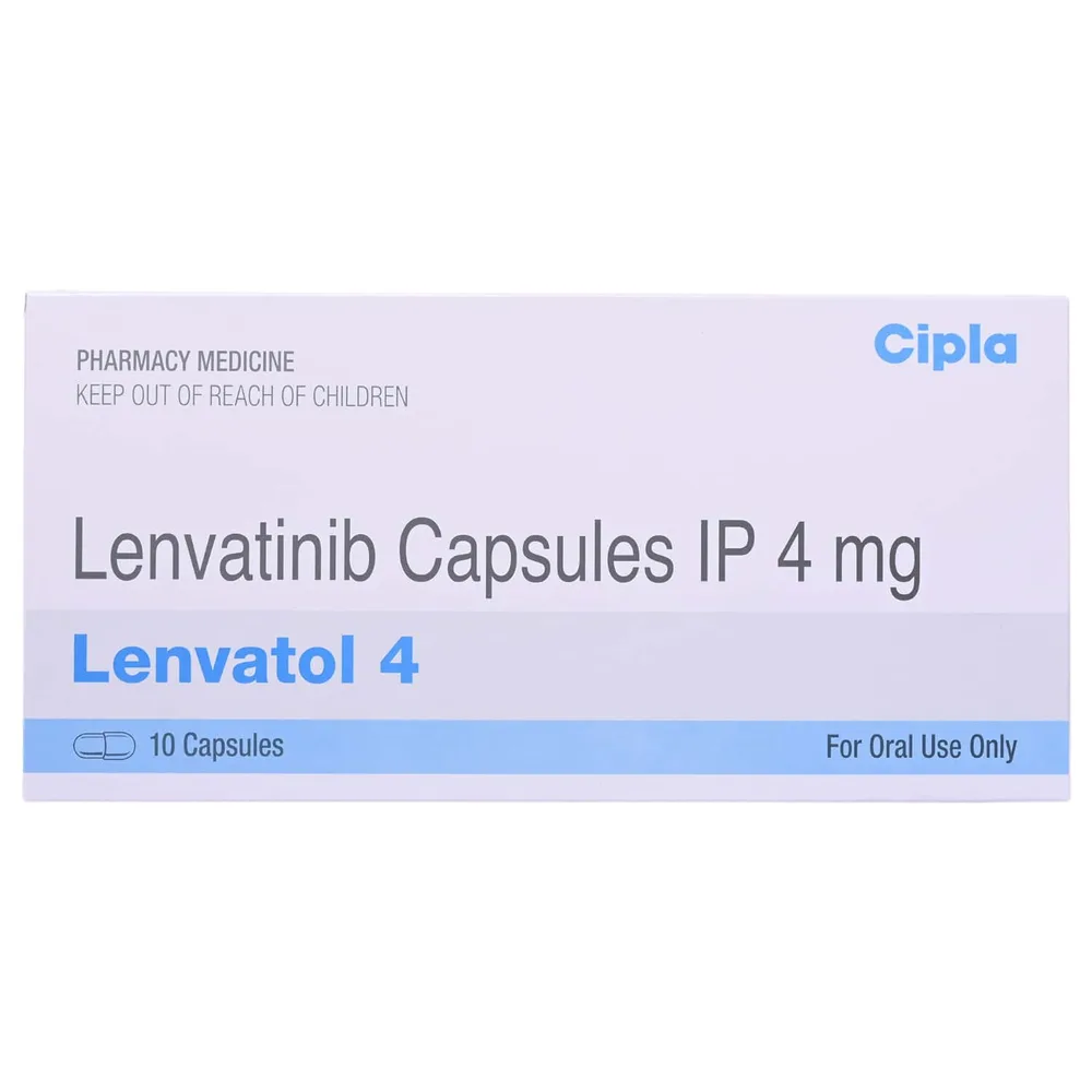 Lenvatol 4mg Strip Of 10 Capsules