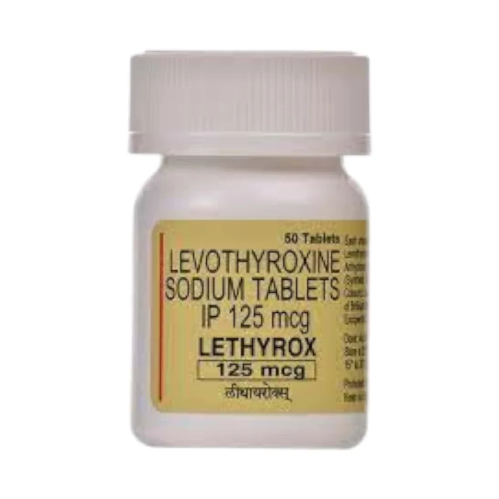 Lethyrox 125mcg Bottle Of 50 Tablets