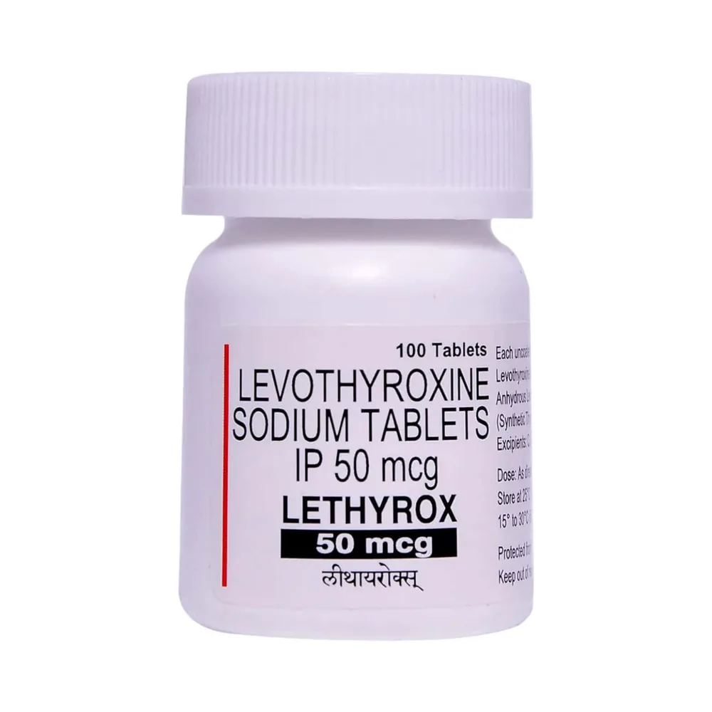 Lethyrox 50mcg Bottle Of 30 Tablets