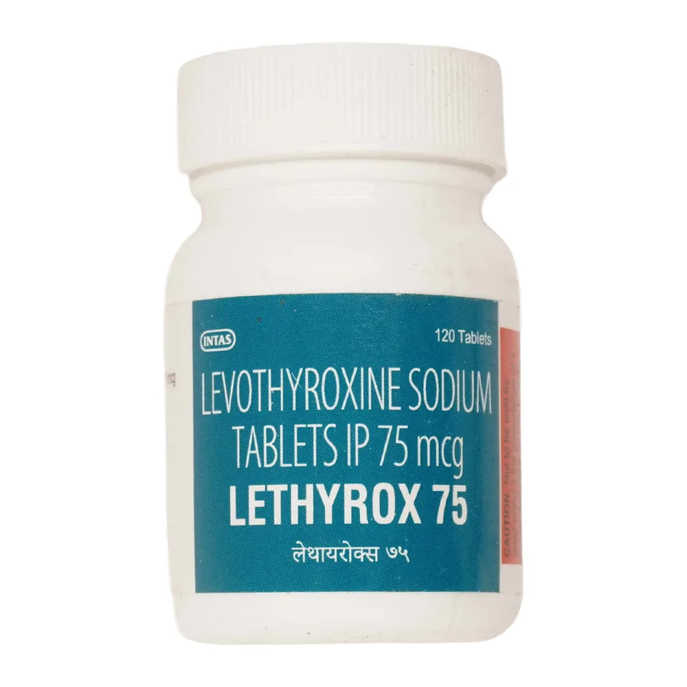 Lethyrox 75mcg Bottle Of 120 Tablets