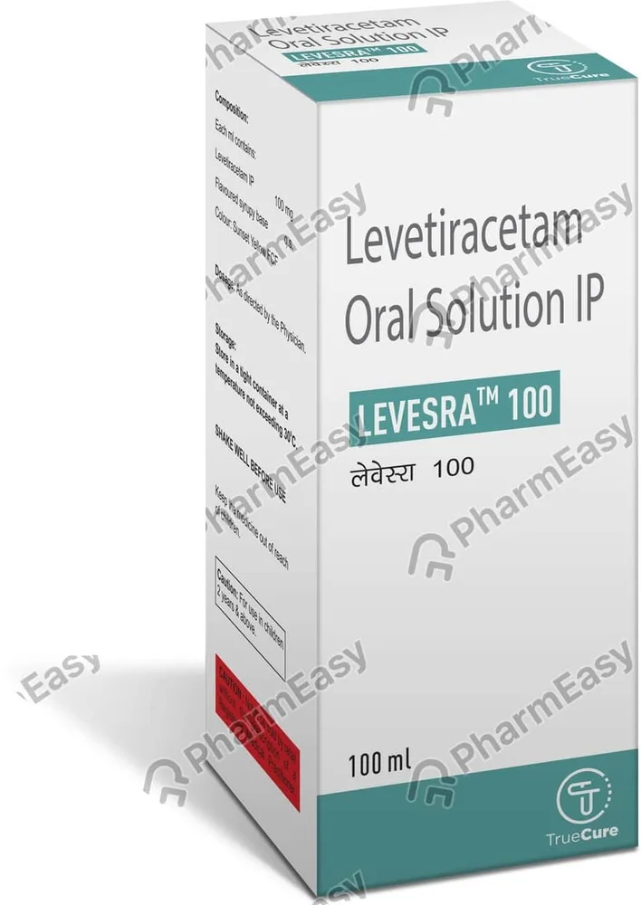 Levesra 100mg Bottle Of 100ml Syrup