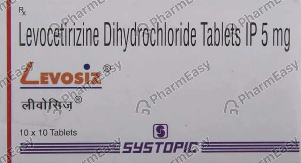 Levosiz 5mg Strip Of 10 Tablets