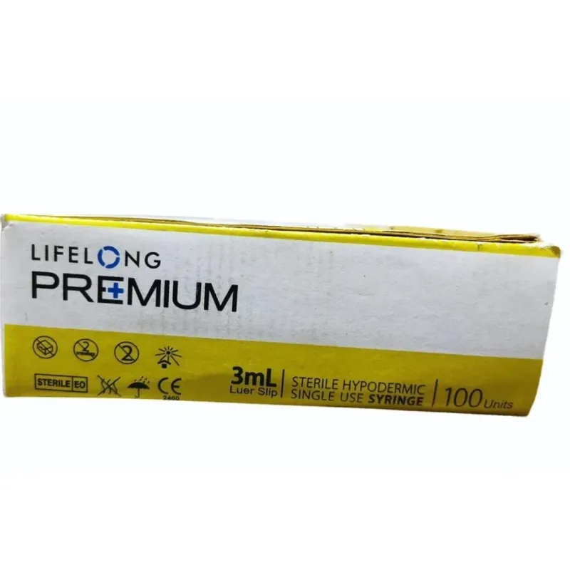 Lifelong Premium Syringe 3ml (100 Units)